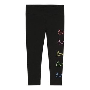 Nike Sportswear Legíny  světlemodrá / žlutá / lososová / černá