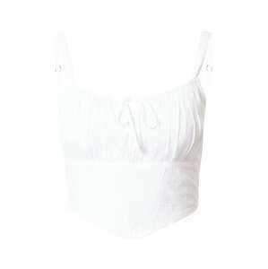HOLLISTER Top 'PRETTY' offwhite