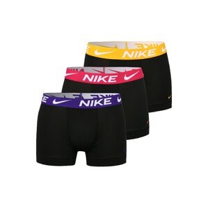 NIKE Sportovní spodní prádlo žlutá / tmavě fialová / pink / černá
