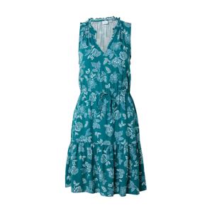 GAP Letní šaty 'ZEN' světlemodrá / smaragdová / bílá