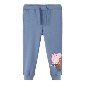 NAME IT Kalhoty 'Peppa Pig'  královská modrá / růžová / červená / khaki