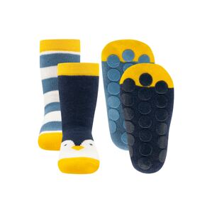 EWERS Ponožky kouřově modrá / noční modrá / žlutá / bílá