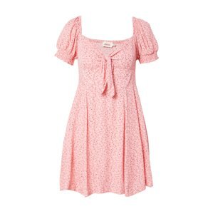 Louche Letní šaty 'LUIZA'  růžová / bílá