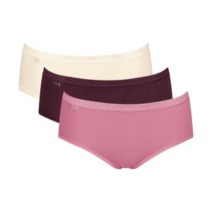 SLOGGI Kalhotky  tmavě fialová / pink / bílá