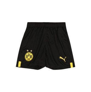 PUMA Sportovní kalhoty 'Borussia Dortmund 22/2023'  žlutá / černá