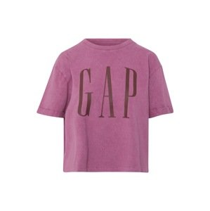 Gap Tall Tričko tmavě hnědá / pink