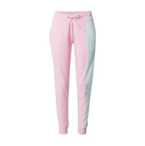 ADIDAS SPORTSWEAR Sportovní kalhoty azurová / světle růžová / bílá
