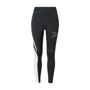 Reebok Sport Sportovní kalhoty 'Running Vector' černá / bílá