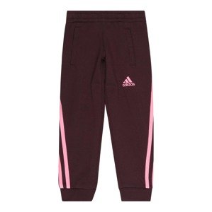 ADIDAS SPORTSWEAR Sportovní kalhoty  růžová / bordó