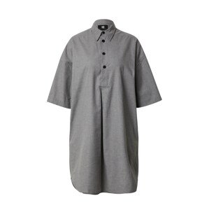 G-Star RAW Košilové šaty šedý melír