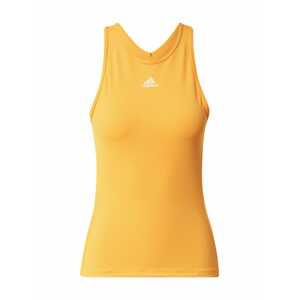 ADIDAS SPORTSWEAR Sportovní top oranžová / bílá
