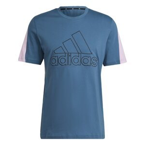ADIDAS SPORTSWEAR Funkční tričko  chladná modrá / černá / bílá