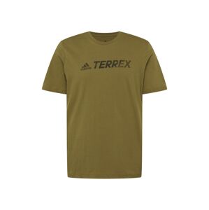 ADIDAS TERREX Funkční tričko  olivová / černá
