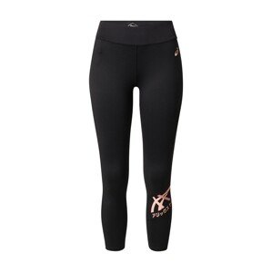 ASICS Sportovní kalhoty 'TIGER'  růžová / černá