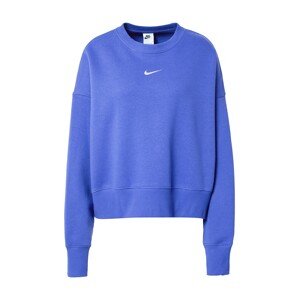 Nike Sportswear Mikina  svítivě fialová / bílá