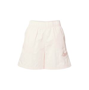 Nike Sportswear Kalhoty broskvová / světle růžová / bílá
