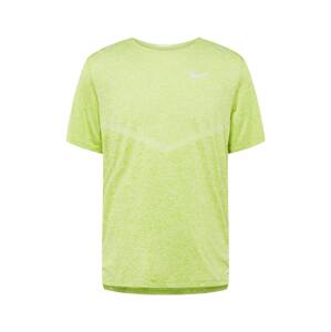 NIKE Funkční tričko šedá / světle zelená