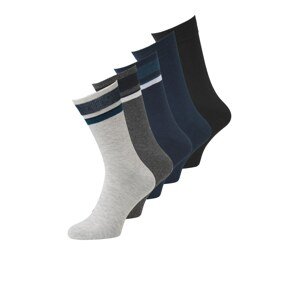JACK & JONES Ponožky 'JOSEPH'  námořnická modř / šedá / černá / bílá