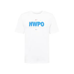 NIKE Funkční tričko 'HWPO'  světlemodrá / červená / bílá