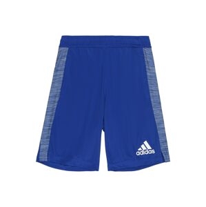 ADIDAS PERFORMANCE Sportovní kalhoty 'HEATHER'  modrá / modrý melír / bílá