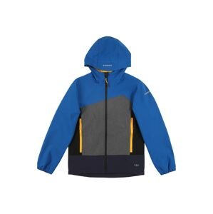 ICEPEAK Outdoorová bunda 'KENMORE' modrá / marine modrá / šedý melír / oranžová