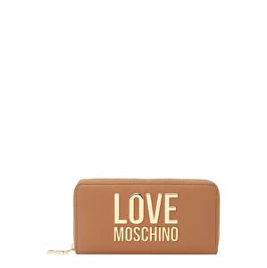 Love Moschino Peněženka  velbloudí / zlatá