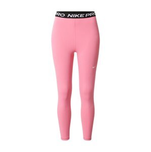 NIKE Sportovní kalhoty světle růžová / černá / bílá
