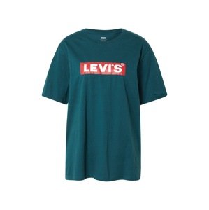 LEVI'S Tričko  smaragdová / červená / bílá