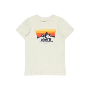 LEVI'S Tričko 'MOUNTAIN'  béžová / námořnická modř / žlutá / oranžová