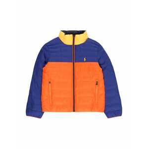 Polo Ralph Lauren Přechodná bunda  královská modrá / žlutá / oranžová