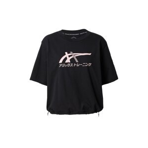 ASICS Funkční tričko 'TIGER'  růžová / černá