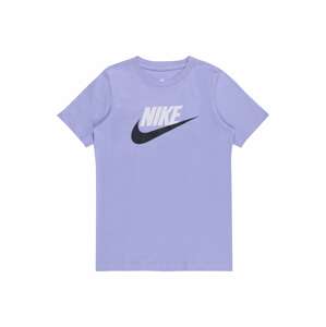 Nike Sportswear Tričko  světle fialová / černá / bílá