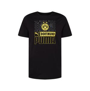 PUMA Funkční tričko 'Borussia Dortmund'  žlutá / tmavě šedá / černá