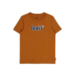 LEVI'S Tričko  tmavě oranžová / bílá / námořnická modř