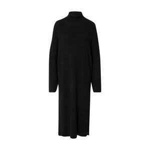 MOSS COPENHAGEN Úpletové šaty 'Magnea' černá