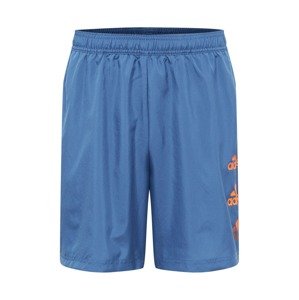 ADIDAS PERFORMANCE Sportovní kalhoty  kouřově modrá / oranžová
