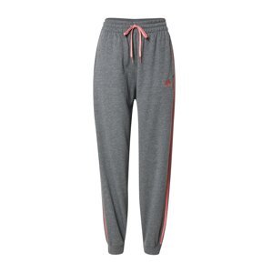 ADIDAS SPORTSWEAR Sportovní kalhoty šedá / pastelově červená
