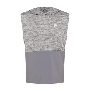 FILA Funkční tričko šedá / šedý melír