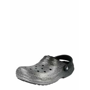 Crocs Pantofle  černá / stříbrná