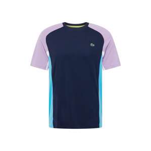 Lacoste Sport Funkční tričko  marine modrá / aqua modrá / světle fialová / bílá