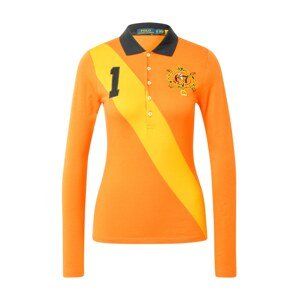 Polo Ralph Lauren Tričko 'SASH' námořnická modř / žlutá / oranžová