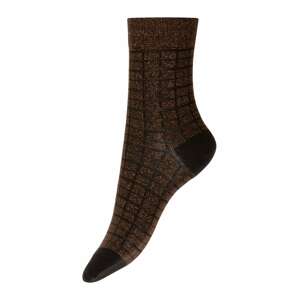 Wolford Ponožky  bronzová / černá