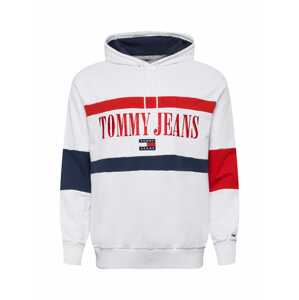 Tommy Jeans Plus Mikina námořnická modř / červená / bílá