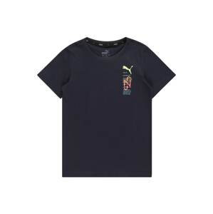 PUMA Funkční tričko 'Neymar'  námořnická modř / nebeská modř / světle zelená / ohnivá červená