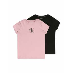Calvin Klein Underwear Tričko  růžová / černá