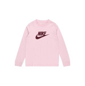 Nike Sportswear Tričko 'FUTURA' světle růžová / bordó
