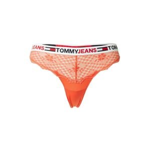 Tommy Hilfiger Underwear Tanga tmavě oranžová / červená / černá / bílá