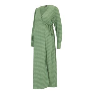 Vero Moda Maternity Šaty 'MENGA' zelená / světle zelená