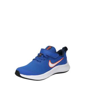 NIKE Sportovní boty 'Star Runner 3'  královská modrá / oranžová / bílá