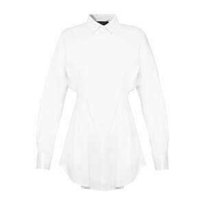OW Collection Košilové šaty 'ELLA'  bílá